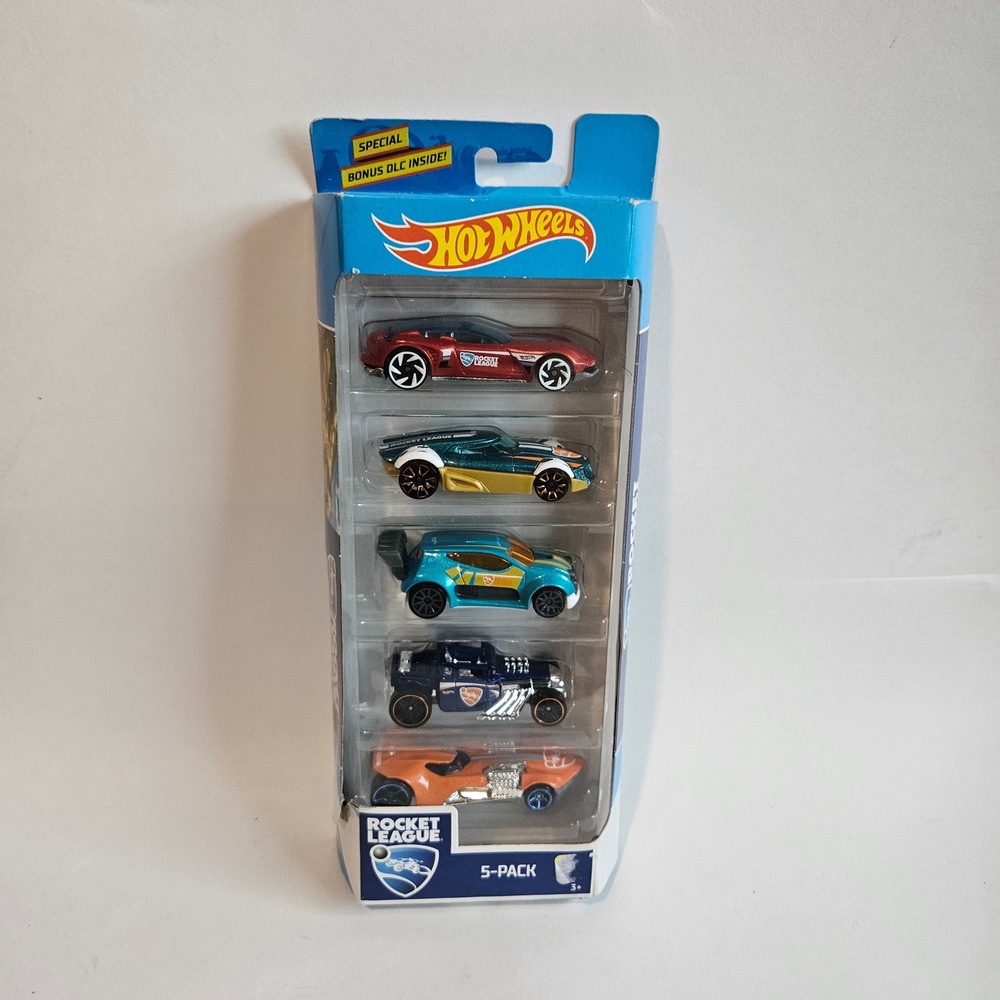 Hot Wheels Rocket League 5-Pack Gazella GT Bone Shaker Twin Mill III FYL23 DLC